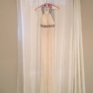 White prom dress